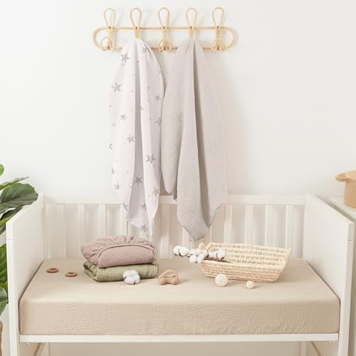 Bearmoss Muslin Mini Crib Sheets - Image 6