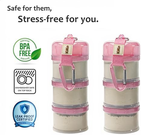 Formula Container to Go – Baby Essentials, Stackable Formula Dispenser - Image 3
