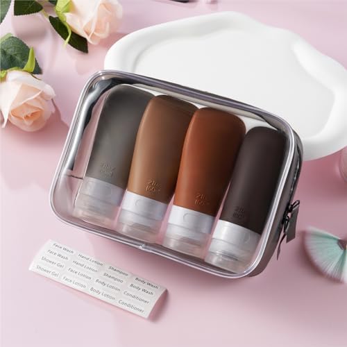 INSFIT Travel Bottles for Toiletries, TSA Approved 3oz Travel Size Containers - Image 7