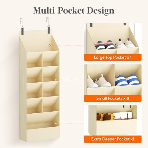 Lifewit 6 Tier Over the Door Shoe Organizer - Image 6