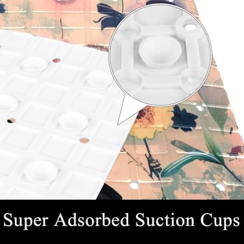 Non Slip Bathtub and Shower Mat 26.8x15.1 inch, Bath Mat - Image 3