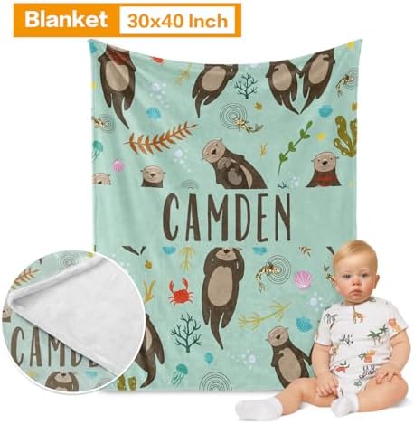 Custom Crib Bedding Set for Boys Girls Gifts Marine Animals Color20 - Image 2