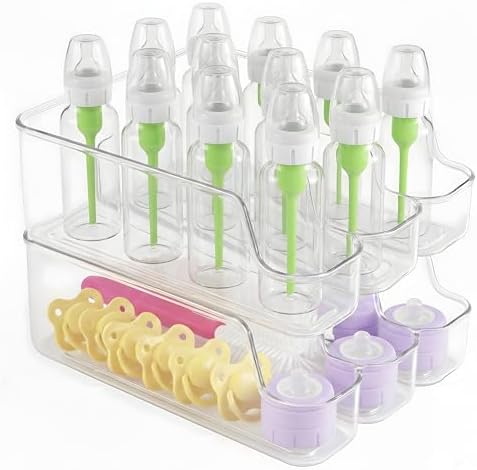 MGY 2 Pack 3 compartments Baby Bottle Organizer compatible by Unknown