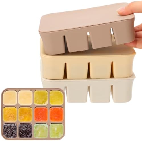 3 Pack Baby Food Freezer Tray by Mimorou