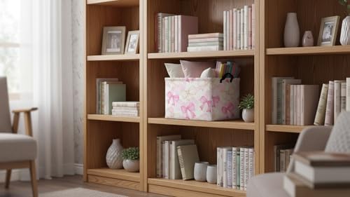 CLOCOR Rectangular Storage Bin, Waterproof Books Box, Gift Basket - Image 4