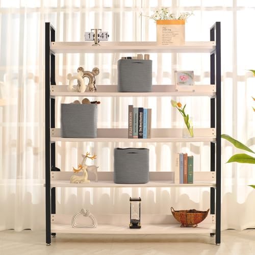 ICERZCZ 13 Inch Cube Closet Storage Bins, Woven Cotton Rope Organizer Baskets - Image 4