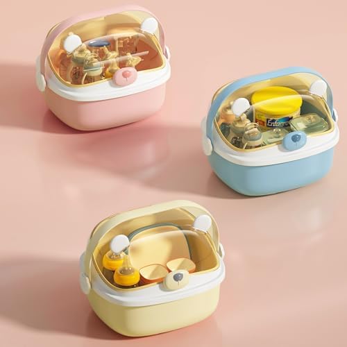 Baby Bottle Drying Rack Storage, Nursing Bottle Storage Box Organizer - Image 5