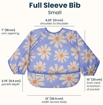Tiny Twinkle Long Sleeve Bib for Babies & Toddlers | Waterproof Smock Bib for - Image 4