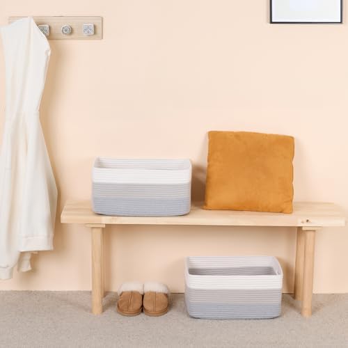 MiniArk Large Storage Baskets for Shelves, Baby Nursery, Toy Baskets Box - Image 6