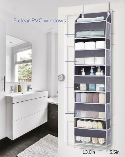 ULG 1 Pack Compact Size Over Door Organizer Slim Door Storage - Image 4