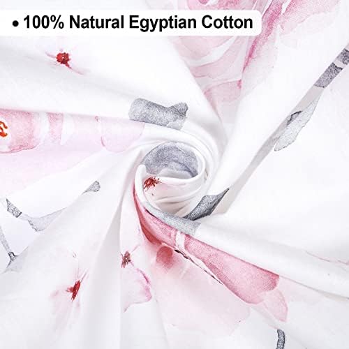 PHF 100% Cotton Bassinet Sheets 2 Pack, Soft Breathable Comfortable Cradle - Image 4