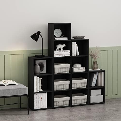 Furinno PASIR Book Shelf, 5-Tier Modern Bookshelf, Open Shelves Bookcase 9 x 12 - Image 2