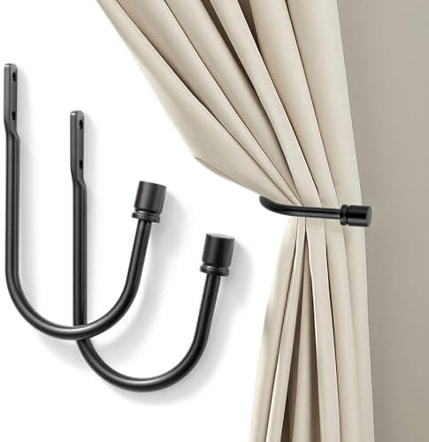 Black Curtain Holdbacks - Image 2