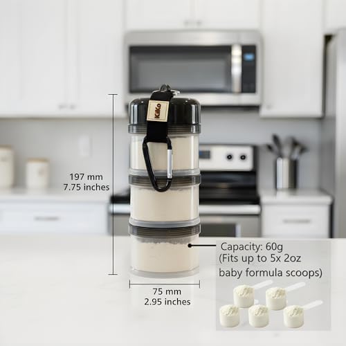 Formula Container to Go – Baby Essentials, Stackable Formula Dispenser - Image 4