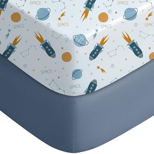 Yoofoss 2-Pack Baby Crib Sheets by YOOFOSS