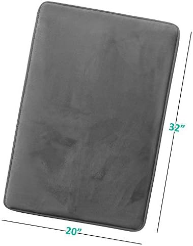 Clara Clark Bathroom Rugs, Velvet Memory Foam Bath Mat, Machine Washable Bath - Image 3