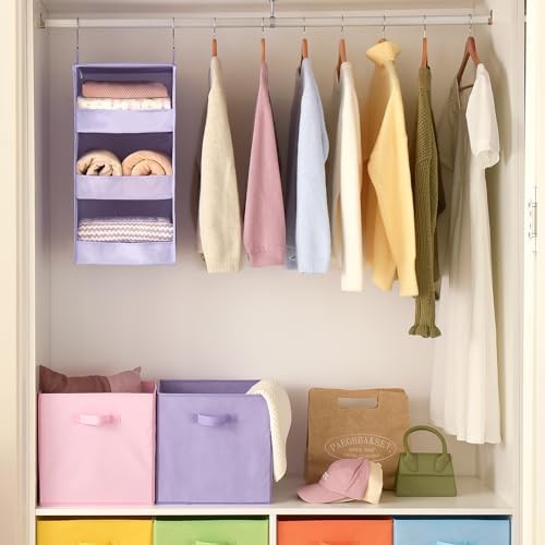 GRANNY SAYS 3-Shelf Hanging Closet Organizer, Foldable Storage - Image 4