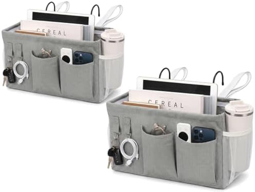2pc Bedside Caddy Organizer by KANRICHU