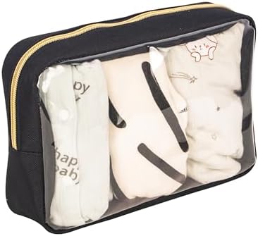 Remobia Hicol TSA Approved 5-Piece Diaper Bag Organizer Pouch Set Clear - Image 6