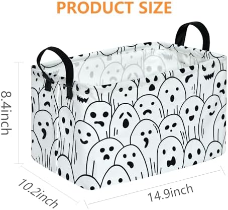 Halloween Box Hamper Storage Basket Collapsible Organizer Bin Gift Shelf Baskets - Image 2