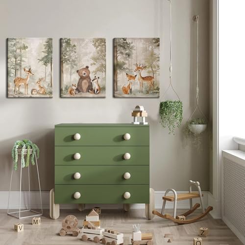 Nursery Canvas Wall Art Set of 3 - Image 4