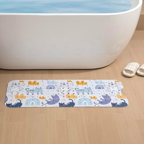 YINENN Bath and Shower Safety Mats 40x16 inch, Non Slip - Image 6