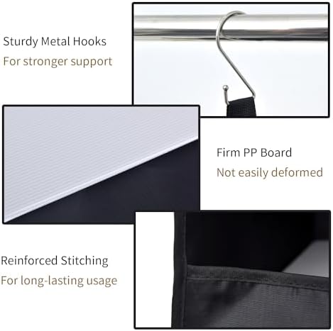 GRANNY SAYS 4-Shelf Hanging Closet Organizer, Foldable Storage - Image 6