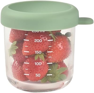 BEABA 8 oz Glass Baby Food Jars - Image 2