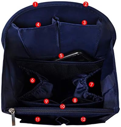 Vercord Backpack Organizer Insert Liner Hanging Travel Bag in Bag - Image 5