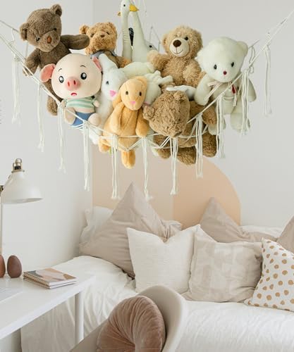 Stuffed Animal Storage Corner Hammock or Net, Toy Storage Hammock - Image 6