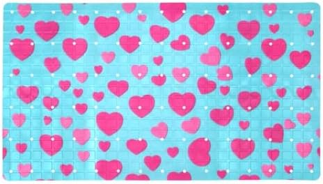 Non Slip Shower Mat Bathtub Mat 15.1x26.8 Inch, Quick Dry Bath Mat by Anna+Cowper