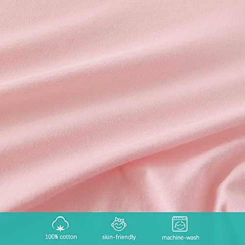 Bassinet Sheets 100% Cotton, 2 Pack Bassinet Sheets - Image 2