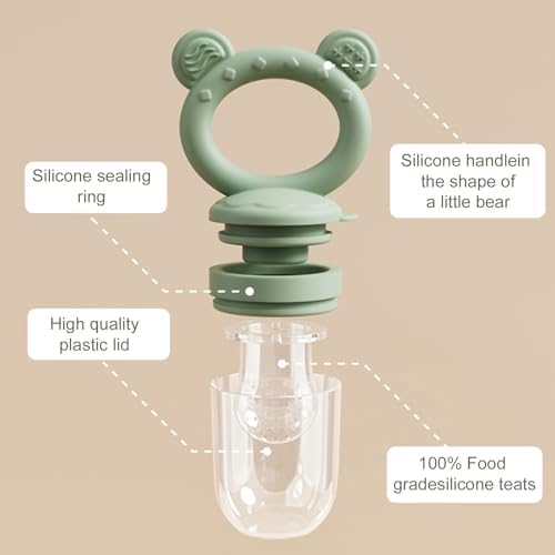 Baby Breastmilk Popsicle Molds & Baby Fruit Feeder, Infant Food Freezer Tray - Image 6