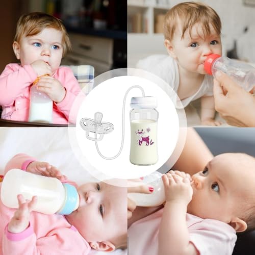 Milk Bottle Silicone Anti-Colic Portable Adjustable - Image 6