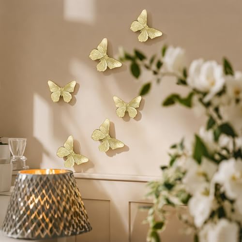 GUSFREUD 3D Butterfly Wall Decor Set – Resin Wall Decor - Image 6