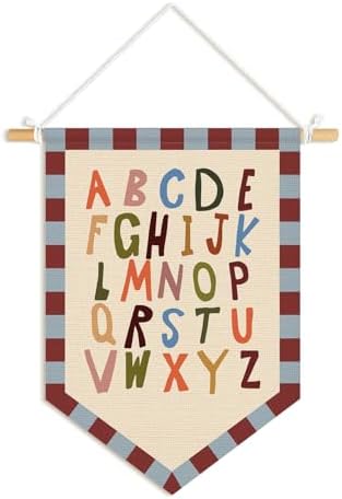 Toddler Room Decor, ABC Alphabet Posters Wall Pennants Banners by Unknown