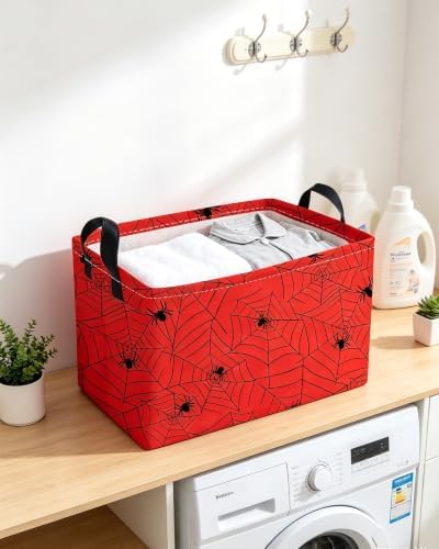 Essme Rectangular Spider Basket, Kids Storage Bins Organizer - Image 3
