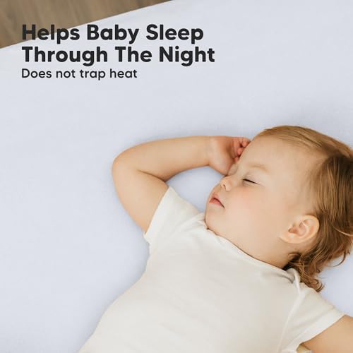 2-Pack Mini Crib Sheets Fitted, 38x26 Pack N Play Mattress Sheets - Image 5
