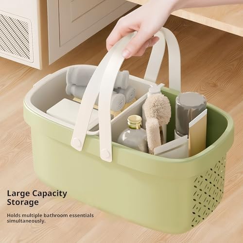 Pulseplay Plastic Shower Caddy Basket, Storage Basket - Image 3