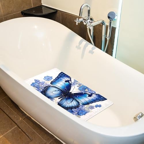 Non Slip Bathtub and Shower Mat 26.8x15.1 inch, Bath Mat - Image 5