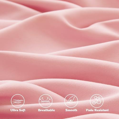 KKJIAF 3 Piece Light Pink Toddler Sheet Set - Image 7