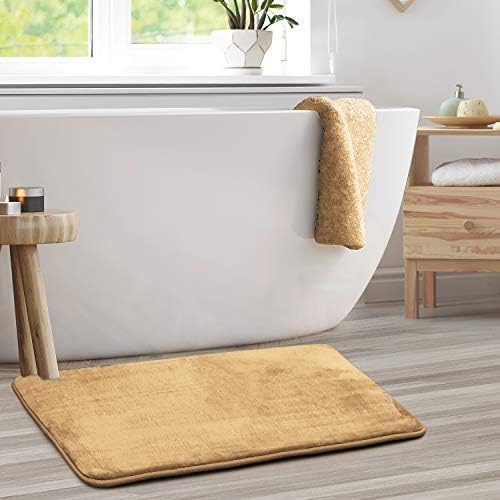 Clara Clark Bathroom Rugs, Velvet Memory Foam Bath Mat, Machine Washable Bath - Image 2