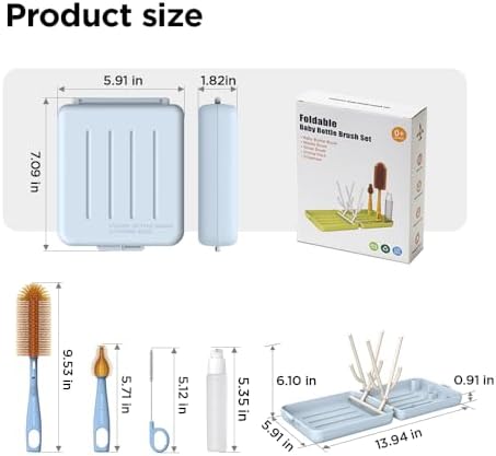 YOTIME Travel Bottle Cleaner Kit - Image 6