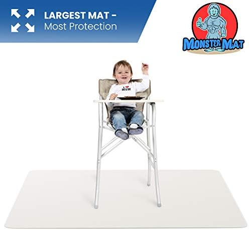 MonsterMat Extra Large Waterproof Splat Mat – 60"x60" Super Jumbo Mess Mat - Image 5