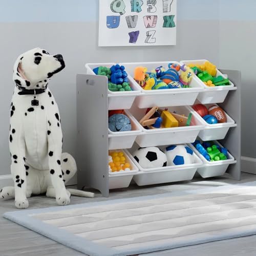 Delta Children MySize 9 Bin Plastic Toy Organizer - Image 6