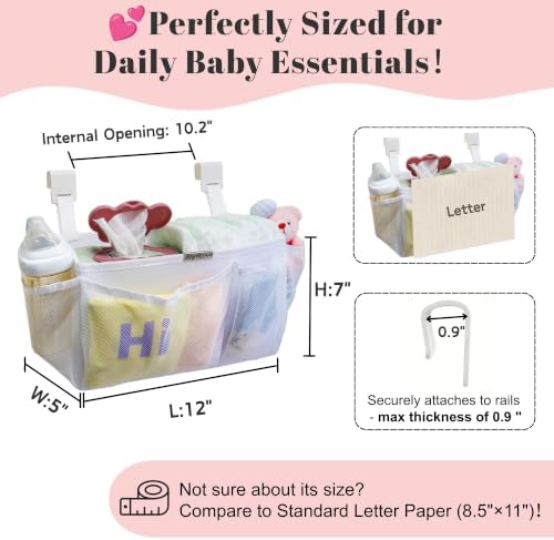 2-Pack Hanging Diaper Organizer - Image 4