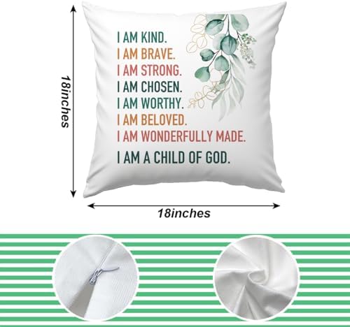 KongMoTree Bible Verse Pillow, Christian Prayer Pillow, Fluffy Soft Plush - Image 2
