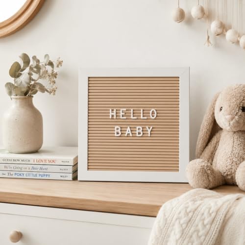 Kate & Milo Classic Wooden Letterboard, Photo Prop - Image 4