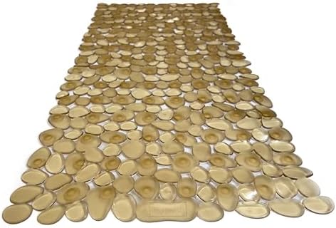 “Pebbles” Non-Slip Bathtub/Shower Mat 27.5”x14” Rectangular, Machine-Washable - Image 3