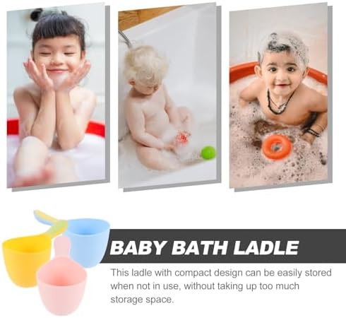 3Pcs Portable Water Ladles for Bathing and Kitchen Use Stackable Multipurpose - Image 6